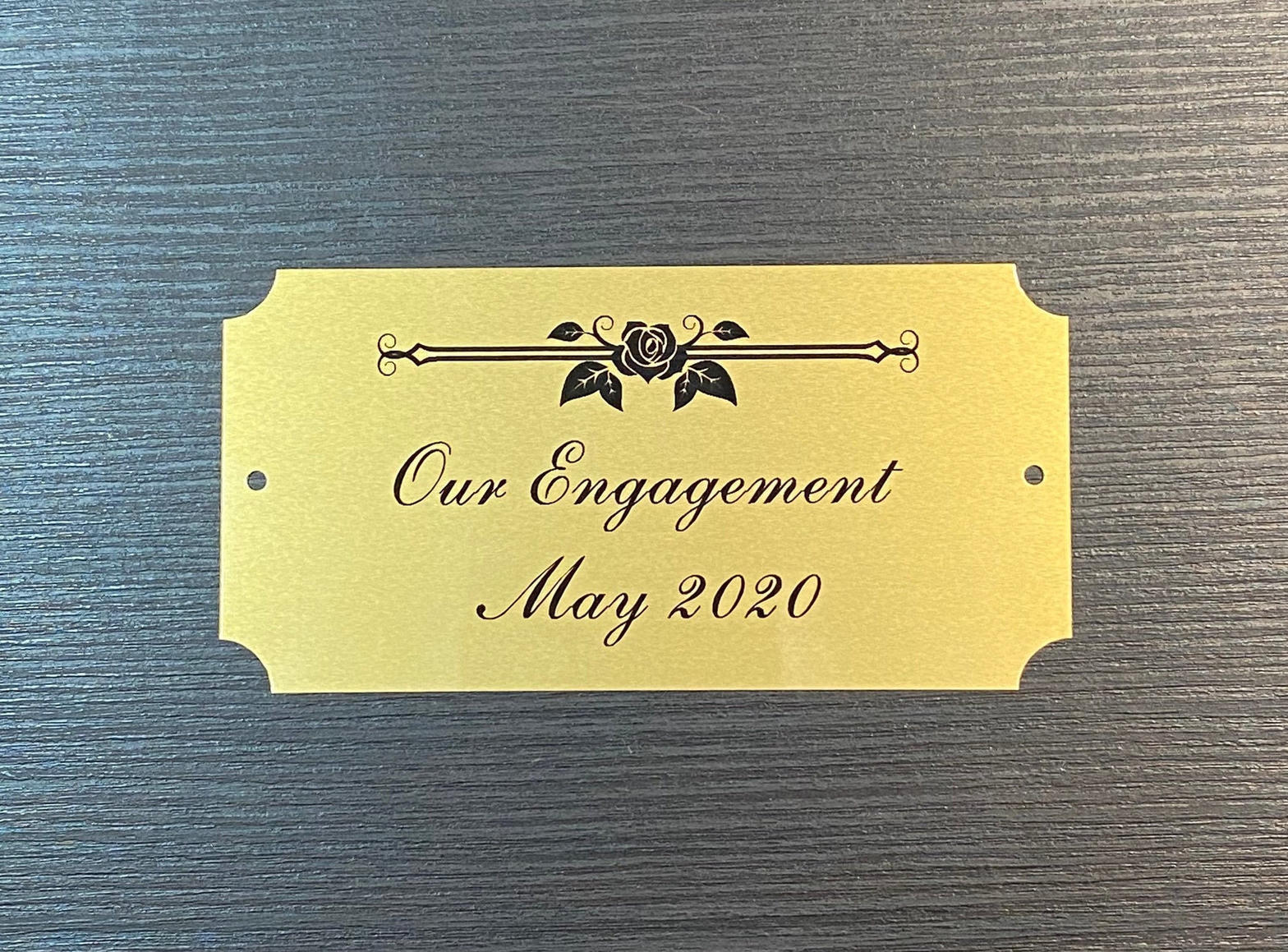 Luxury Gold Plaque