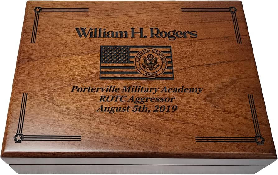 Engraved Wooden Box